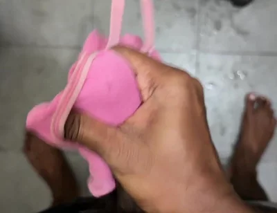 Shaking My Thick BBC in Stepsister Panties