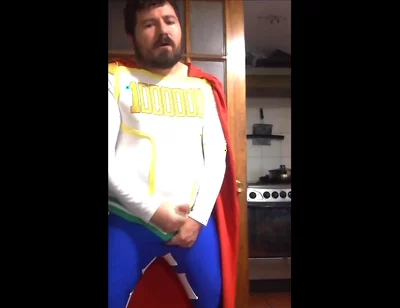 Hero Cosplay Masturbation