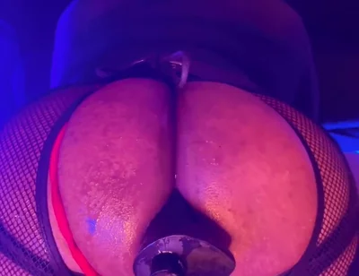 Black Sissy Slut Fucked in the Ass by Dildo Machine