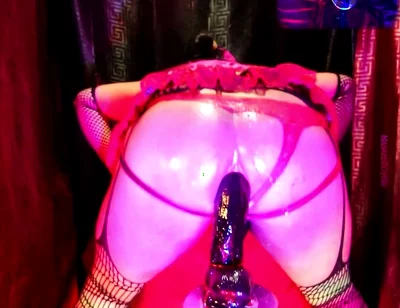 Twerking in a Miniskirt While Riding My Dildo 1