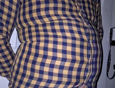 Popping My Button up on My Belly