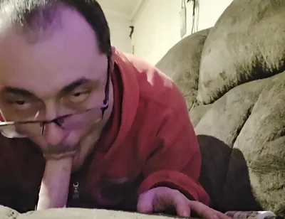 Me Blowing My Dildo