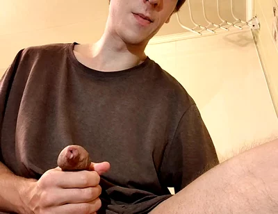 Getting anal orgasm with pink rubber penis