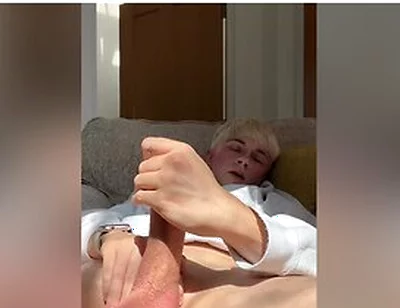 Blonde Twink Lucas Cute Cumshot