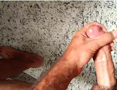 I Went Into The Club Bathroom And Gave A Hot Handjob With My Finger In My Ass, Very Horny