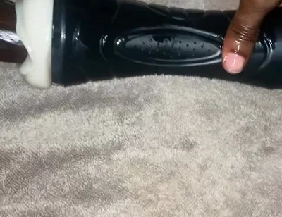 Fucking My Torch Fake Pussy