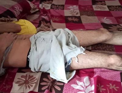 Wow First Time Touch My Stepbrother Big Cock in Midnight Lungi