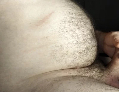 Uncut Chubby Gay Masturbates and Cumshot