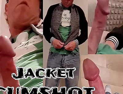 Big Cock No Hands Jacket Cumshot