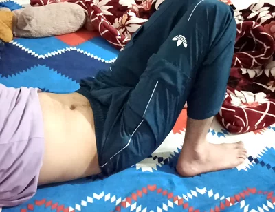 He Refusing but I Touch His Cock and Then Gave Him Handjob