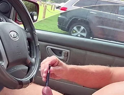 Naked in the Car
