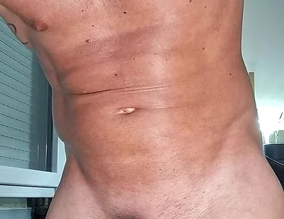 Big on My Belly After One Hell of an Ejaculation