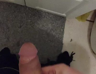 Cumming in the Bathroom