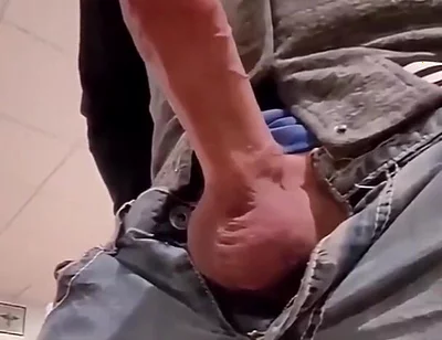 Sneaky Big Cock Has Massive Cumshot