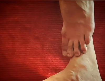 Playing with My Feet and a Dildo