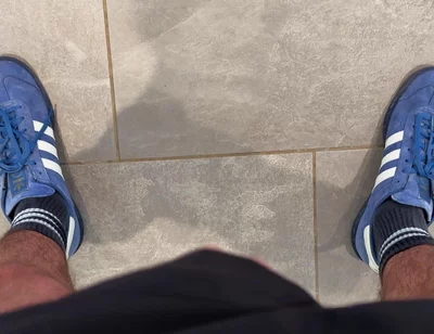 My Mate Watched My Jerk off and Cum in a Busy Supermarket