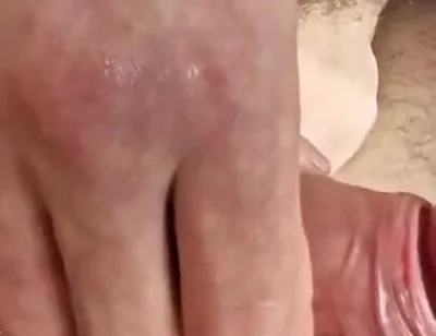 A Dirty Bitch Covered in Cum From Fucking Like a Slut on a Table