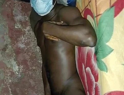 African Black Man Showcasing His Bed Skills