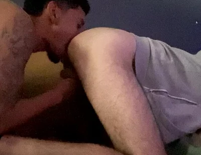 Eating Hubbys Ass