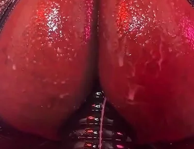 Femboy Gapes Hole with Cone Shaped Dildo