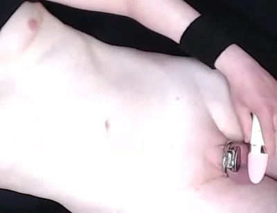 Redhead Boy in Vibrating Session
