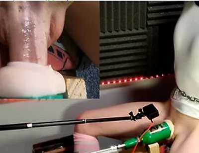 Femboy Struggles As They Get Pounded By Milking Machine!