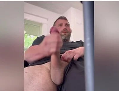 Big Cock Jerking Off At Home