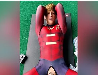 Halloween Costume Twink Super Hero Cosplay Porn Compilation