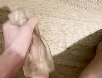 Intense FleshLight Masturbation