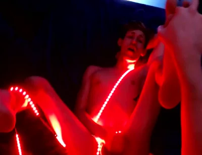Blake Mast In Trace Gets A Lit-up Ass!