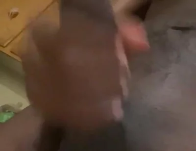 Risky Wanking in the Kitchen in a Shared House