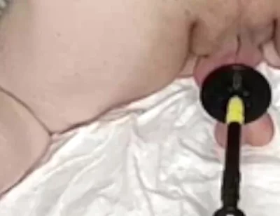 Chubby Show Ass After Fucked via Sex-machine