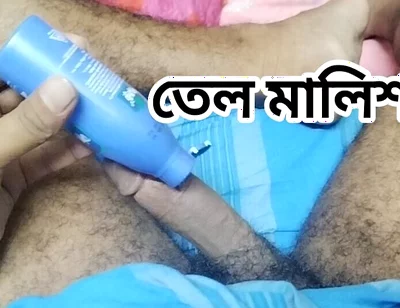 Desi Lungi Boy - Hard Dick Oil Massage and Hardcore Solo Flex
