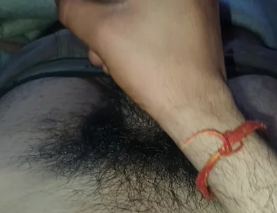 Indian Boy Rubbing His Penis