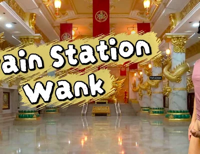 The Train Station Toilet Saved a Man After Getting His Cock Hard