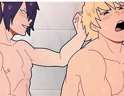 Car Toon - Tamaki Vs Mirio In The Gym Shower, Gay Porn Version Of The Anime My Hero Academia