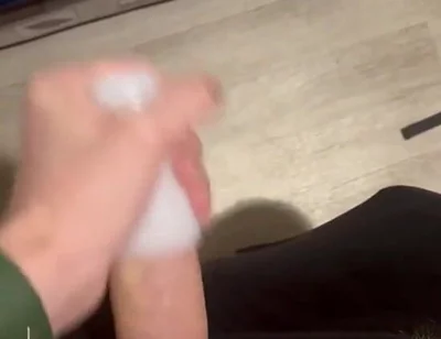 Excited Twink Playing with a New Toy, Pleasure and Cum!