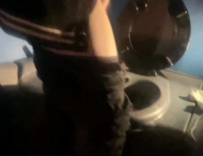 Amateur Boy Opens Street Public Toilets, Catches His Ginger Friend Peeing and Lends Him a Helping Hand