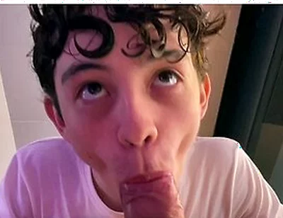 White Boy Covered In Cum In The Kitchen