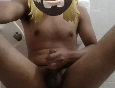 Hot Boy Masturbating in Bathroom