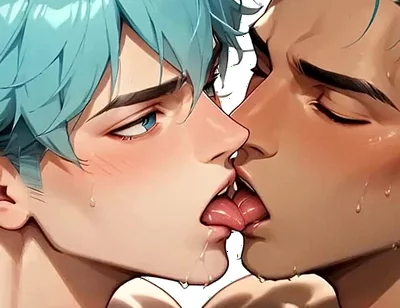 Have Bum Sex in the Jungle with a Blue-haired Hottie! Experience the Finest in Cum-filled XXX Gay Porn!
