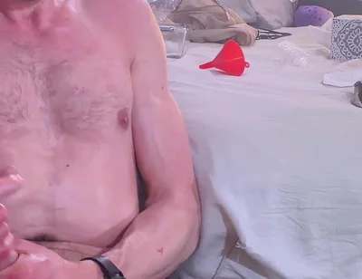 Jerking off with Very Intense Face, 
