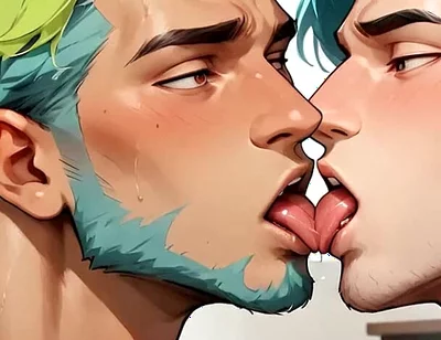 The Teal-haired Muscle Lover Fills the Office Orgy Quota with His Freshest Honey - Wow, First-time XXX!