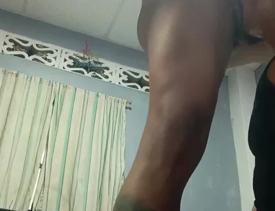 Black Man with a Big Cock Mercilessly Fucks My Mouth