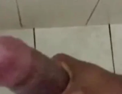 Slowly Motion Jerking off in the Shower Cumming Hard