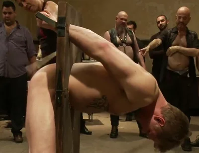 Bound And Suspended Upside Down While Roughly Fucked With Tantric Fitness, Will Swagger And Allen Silver