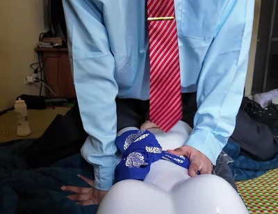 Middle-aged Man Has Sex with His Toys