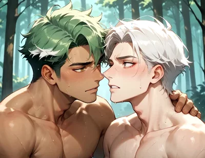 Unleash Your Horny Side with This Muscled Fellow in a Handsome Fuckfest Through the Forest! Experience the Ultimate Gay