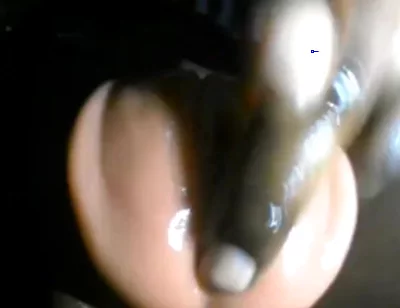 Teasing Playing with My Fake Pussy Double Side Doll