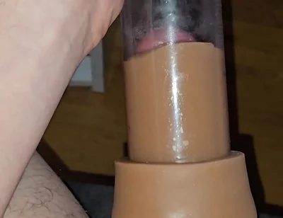 My Dick Vs Vacuum Pump - Watching It Get Bigger